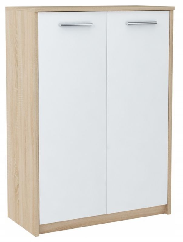 Komoda Matkam szafka bodo 2D2P regał ufc biały-sonoma 1 szt.