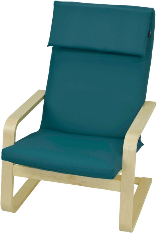 Poduszka na fotel Ikea Poang Pello AMPO morski gładki 1 szt.