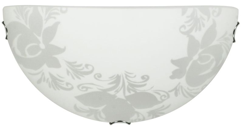 Plafon sufitowy lampa Candellux Beris chromowany biały 1 x E27 x IP20 wym: 15 x 30 x 9 cm - 1 szt.