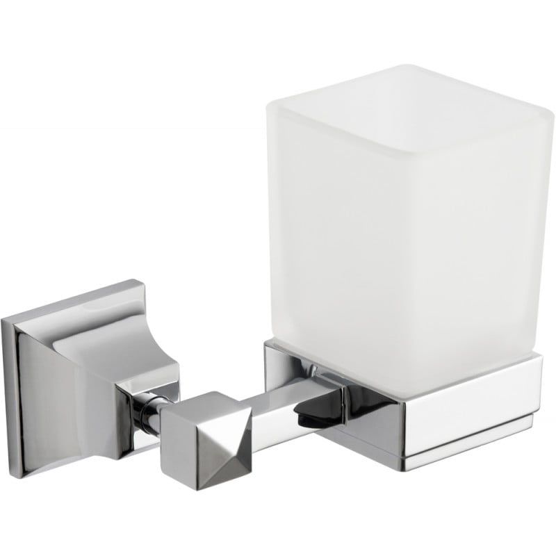 Kubek na szczoteczki ścienny Mexen Dalia chrom 13x11 cm 1 szt.