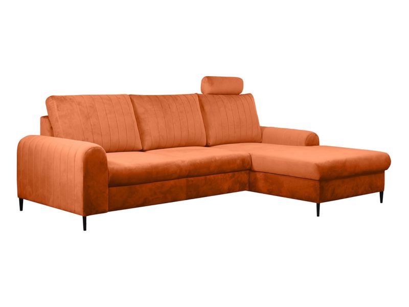 Narożnik z funkcją spania MIRJAN 24 Monaco prawy miedziany 1 szt.