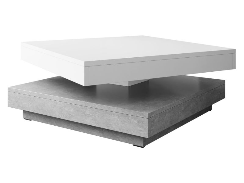 Stolik kawowy MIRJAN 24 Nenani biały/atelier jasny 1 szt.