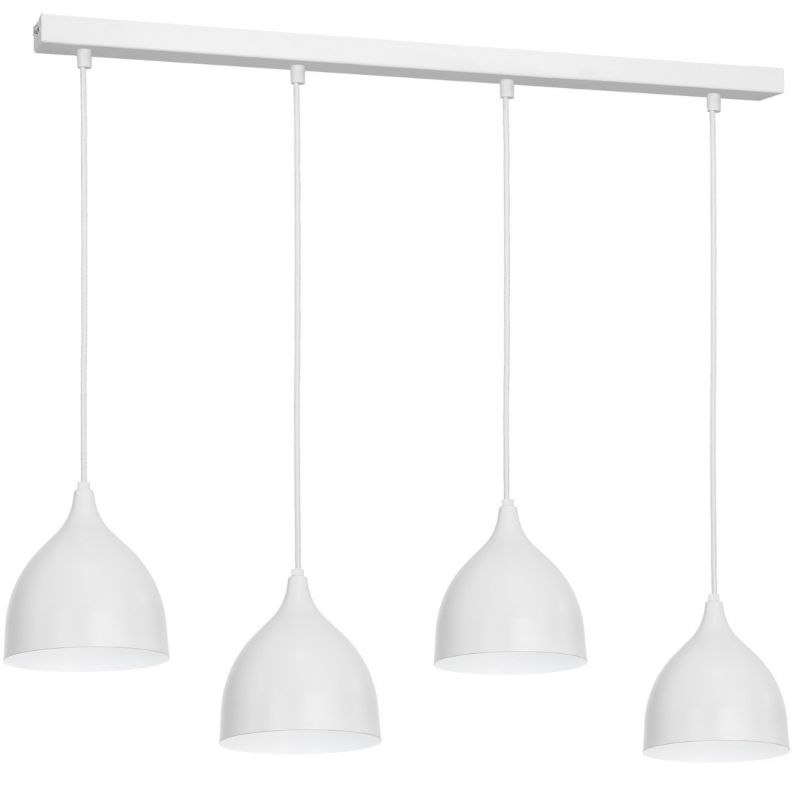 Lampa wisząca Luminex Noak Classic jasnoszara wym: 110 x 102 x 17 cm 4xE27 x 15W 1 szt.