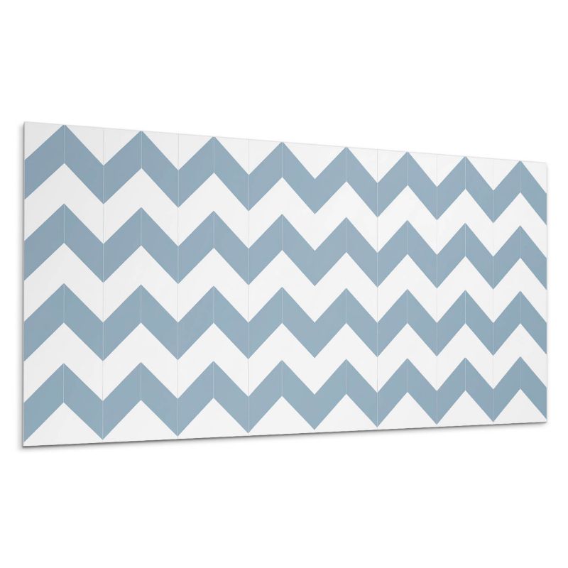 Kafelki samoprzylepne Wallfluent 60x30 cm Wzór z falującymi zygzakami 6 szt.