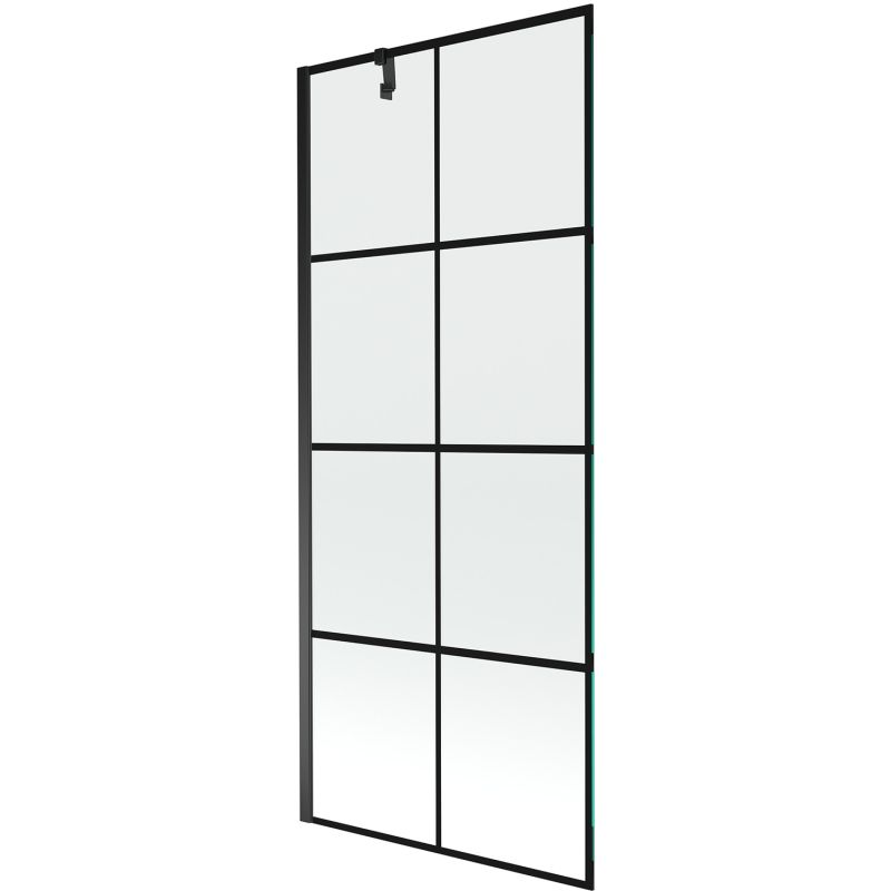 Parawan nawannowy 1-skrzydłowy Mexen Next czarny wzór 80x150 1 szt.