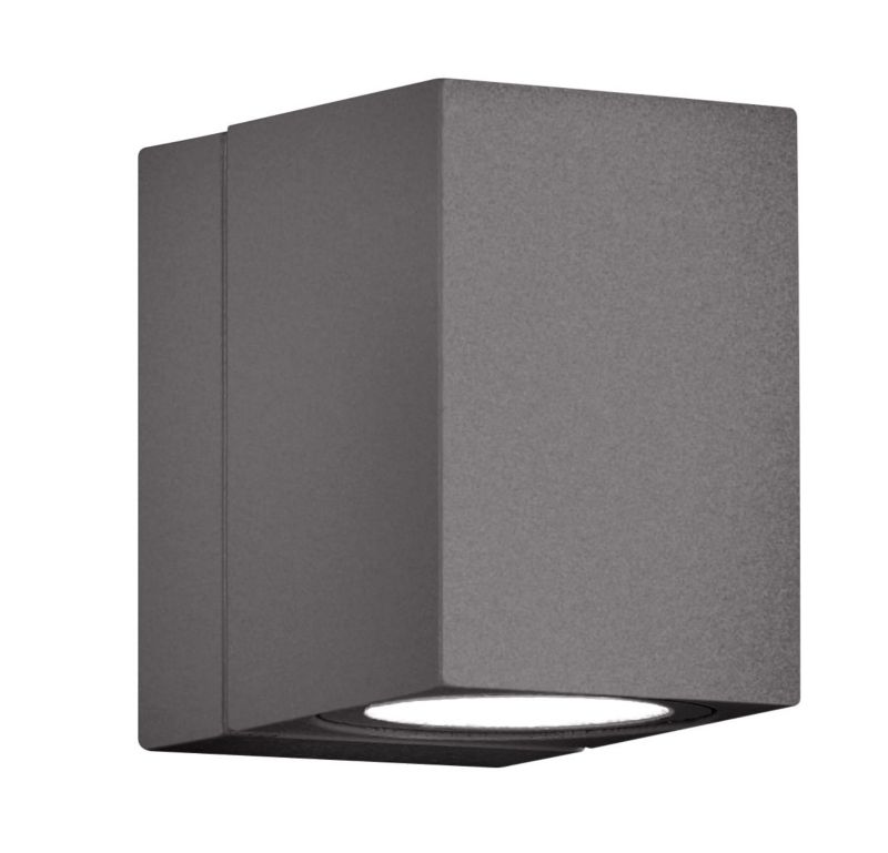 Kinkiet ścienny zewnętrzny Trio Tiber antracyt LED 3W 3000K 210lm IP54 wym: 10 x 7 x 7 cm aluminium - 1 szt.