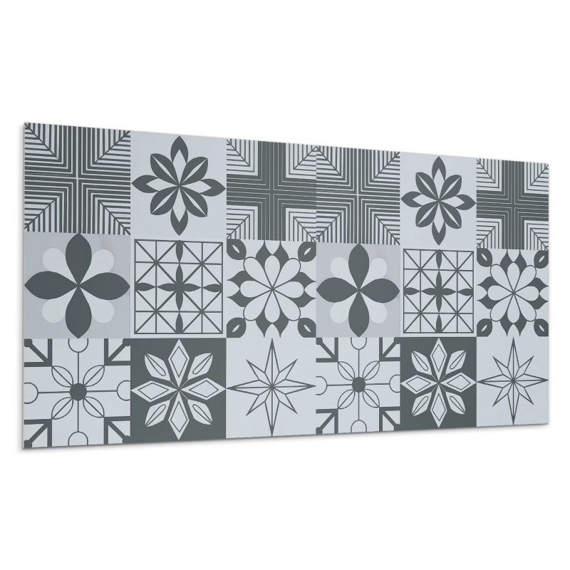 Kafelki samoprzylepne Wallfluent 40x20 cm Mozaikowe kształty w geometrycznym stylu 10 szt.