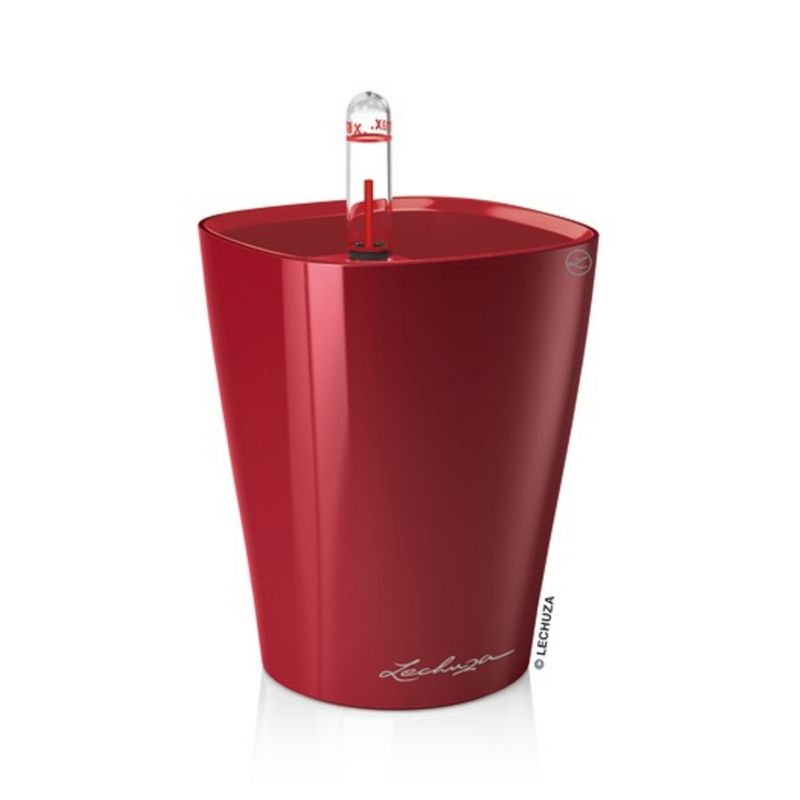 Doniczka Lechuza Do Domu Ogrodu Mini-Deltini Czerwona Połysk 1 szt