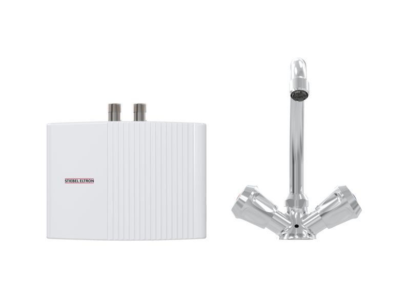 Podgrzewacz wody Stiebel Eltron 4.4kW podumywalkowy bezciśnieniowy z baterią 1szt