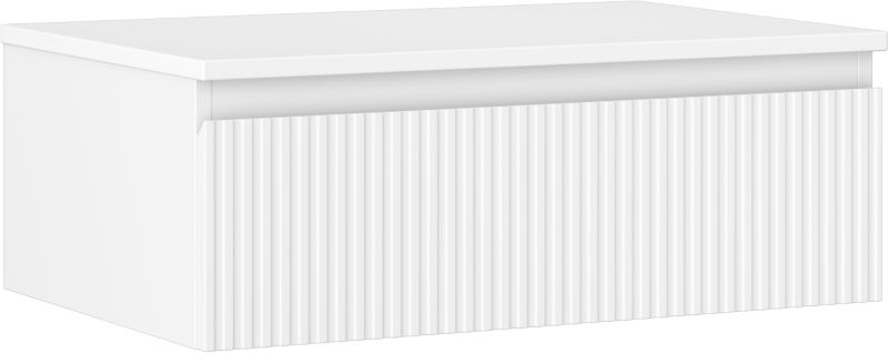 Szafka podumywalkowa Mexen Rivel biała matowa 70 cm 1 szuflada 1 szt.