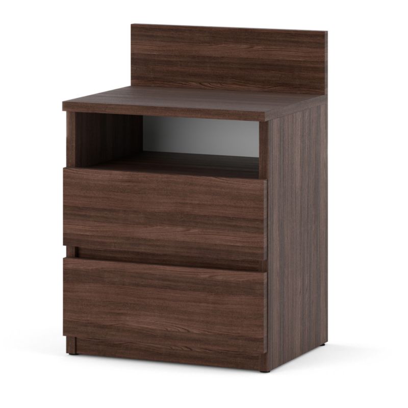 Szafka Nocna Hurtownia-Mebli Szuflady 2 HUGO PLUS 40cm Dąb Wenge Dąb Wenge 40x32x59 cm 1szt.