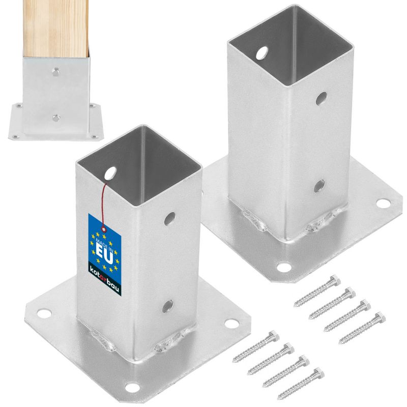 Podstawa słupa KOTARBAU przykręcana 60x60 mm 2 szt.