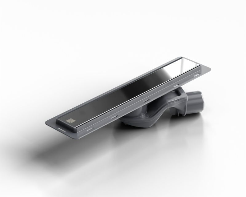 Odpływ liniowy Lambro czarny połysk 40cm 1 szt.