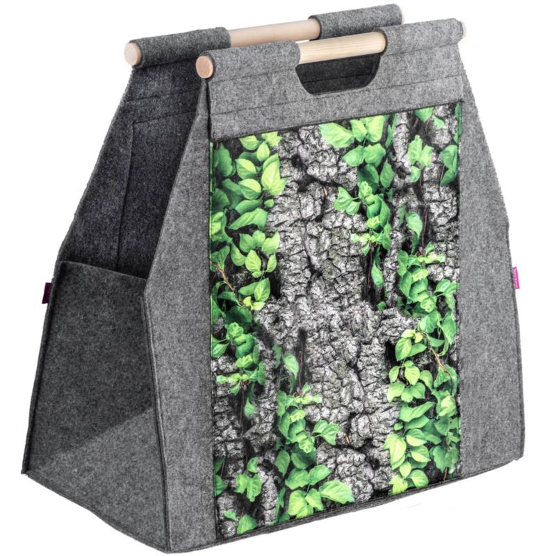 Torba gospodarcza KADAX na drewno kominkowe wzór kora 1 szt.