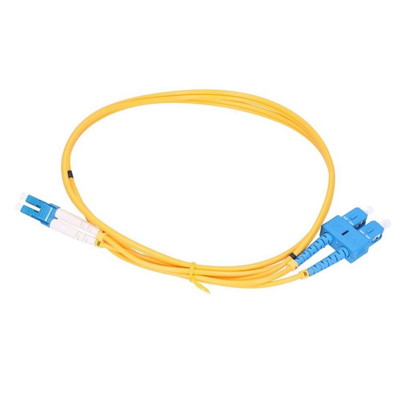 Patchcord Extralink LC/UPC-SC/UPC Jednomodowy, Duplex, G652D, 3mm, 20m 1szt
