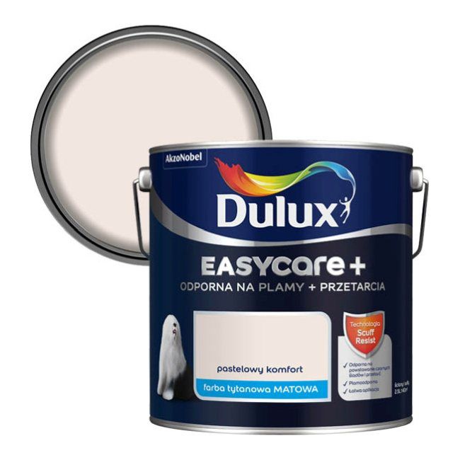 Farba Dulux EasyCare+ pastelowy komfort 2,5 l