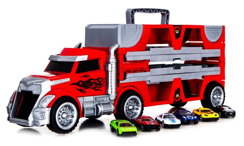 Ciężarówka Sapphire SK-115 tir z torem wyścigowym duży Samochód ciężarowy rozkładany 6xauto 1kpl