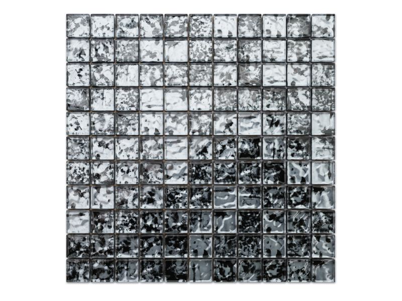 Mozaika szklana Ilcom czarna onyx metallic 30x30cm 1 szt.