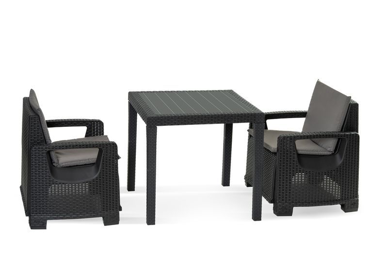 Zestaw Mebli Ogrodowych Matteo Corciano stolik + dwa fotele 1 szt
