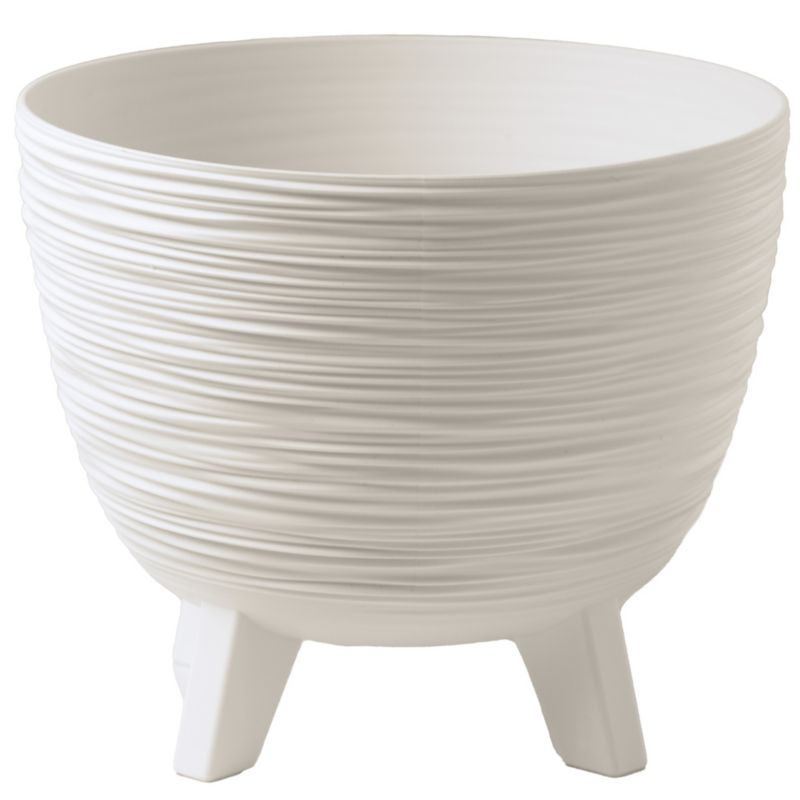 Donica Na Cmentarz EDANTI na Nóżkach na Wszystkich Świętych Biały 29cm 1 szt.