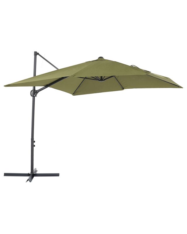 Parasol ogrodowy 245 x 245 cm zielony Monza ii 1 szt.