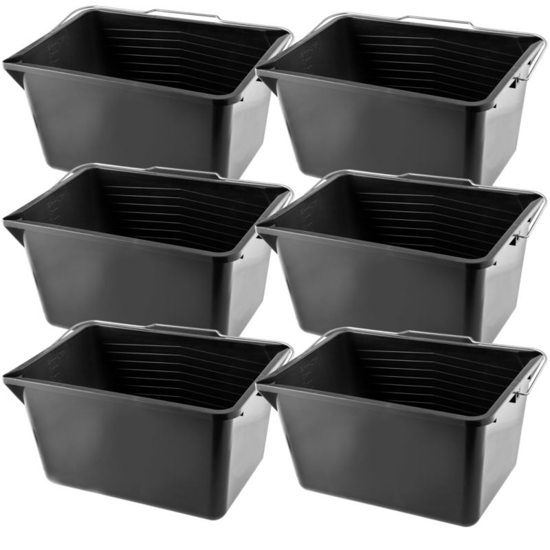 Wiadro malarskie KADAX Wiaderko Czarne 12 Litrów 6szt