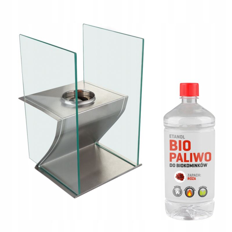 Biokominek DuraHealth BK11156 FRIDA 30x22x20 cm w zestawie zagaszacz paliwo GRATIS 1 szt.