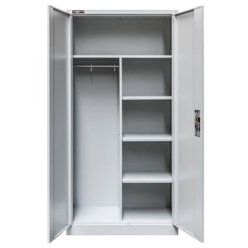 Szafa metalowa socjalna Mega-M Szara 90x45x185cm 1szt.