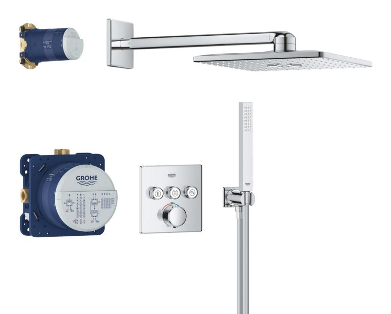 Zestaw prysznicowy Grohe Precision Smartcontrol chrom termostat podtynkowy 1 szt.