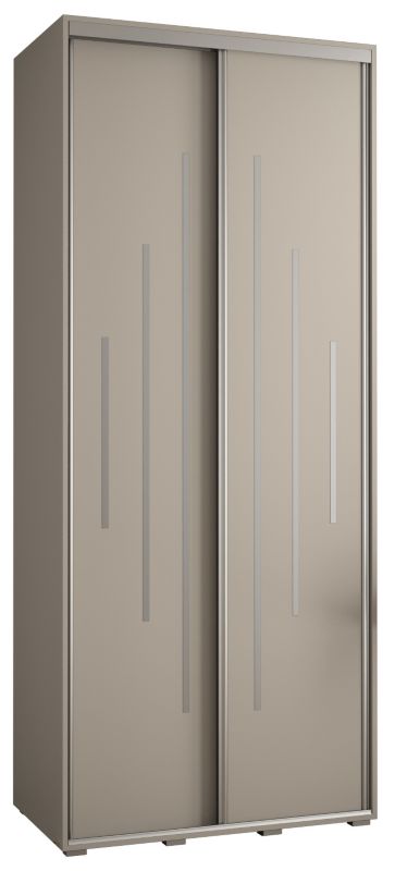 Szafa przesuwna Abiks 45 wysoka Dakota 12 120 kaszmir+kaszmir+sreb 1 szt