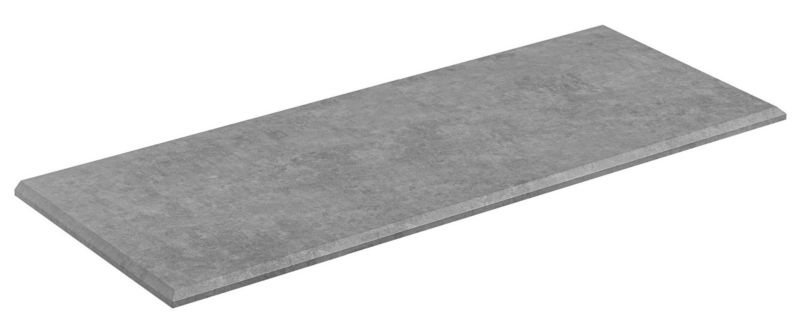 Blat łazienkowy Comad Havana MDF Jasny Beton 120,5x47 cm mat 1 szt.
