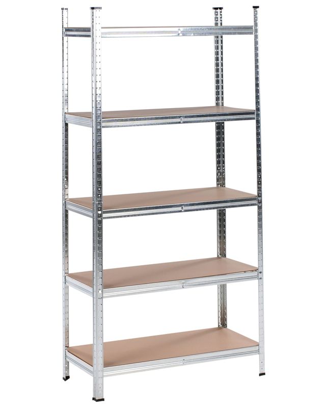 Regał z półkami Xitta Metal 75 cm 30 cm Srebrny 1 szt.