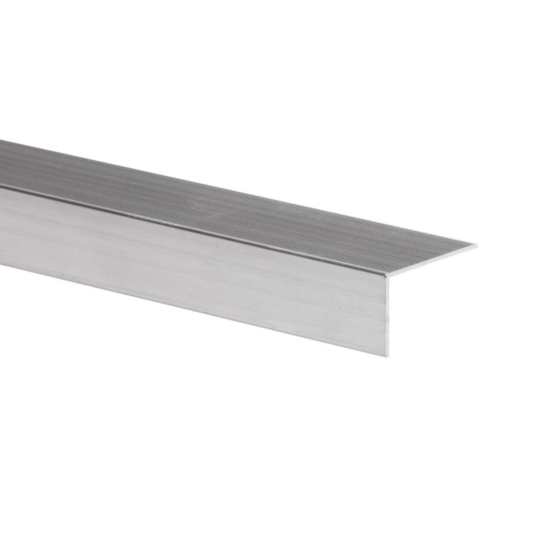 Profil schodowy aluminiowy gładki 2000 x 40 x 25 x 1,5 mm kolor naturalny