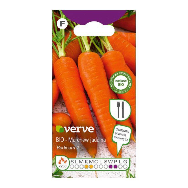 Nasiona Bio marchew Berllikumer 2 Verve