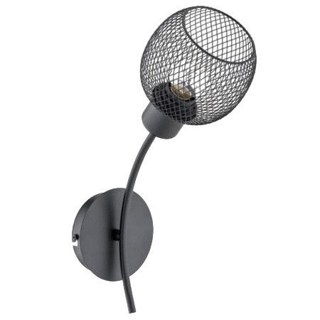 Kinkiet ścienny Alfa Watsa Black czarny 1 x E27 x 15W IP20 wym: 38 x 27 x 13 cm - 1 szt.