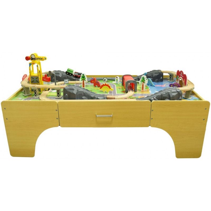 Drewniana kolejka 4iQ Group KRZYŚ Park Dinozaurów 1szt.