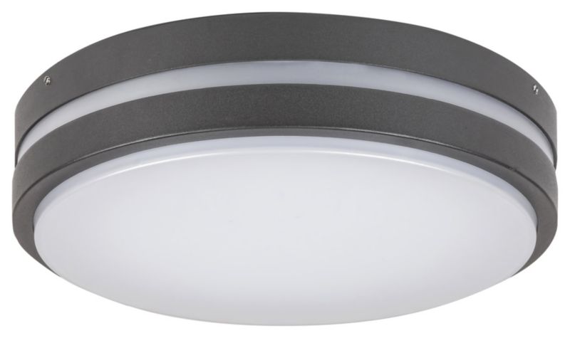 Lampa sufitowa zewnętrzna Rabalux Hamburg antracytowa LED 10W 4000K 720lm IP44 wym: 7 x 20 x 20 cm - 1 szt.