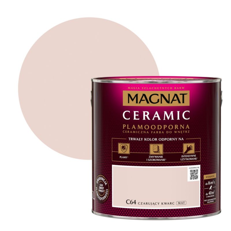 Farba Magnat Ceramic C64 czarujący kwarc 2,5 l