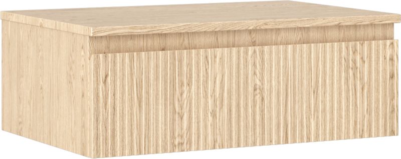 Szafka podumywalkowa Mexen Rivel dąb ryflowany 70x235x46 cm 1 szuflada 1 szt.