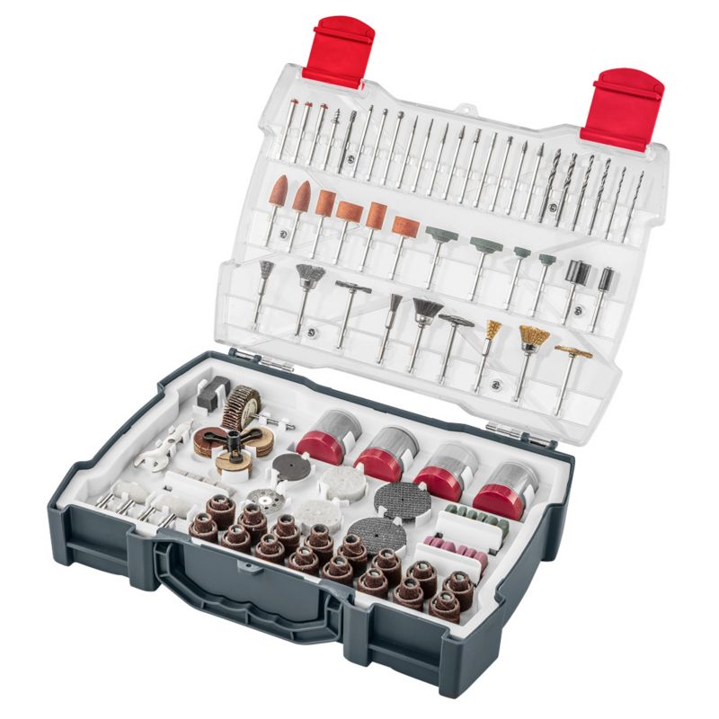 Akcesoria do miniszlifierki GRAPHITE zestaw 286 szt 1 kpl