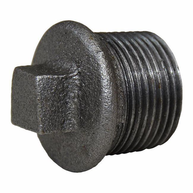 Korek z obrzeżem 1" czarny