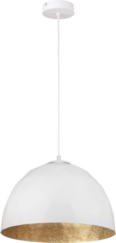 Lampa wisząca Sigma Lighting Diament 8061 biało-złota dekoracyjna 1xE27 x 1 szt.