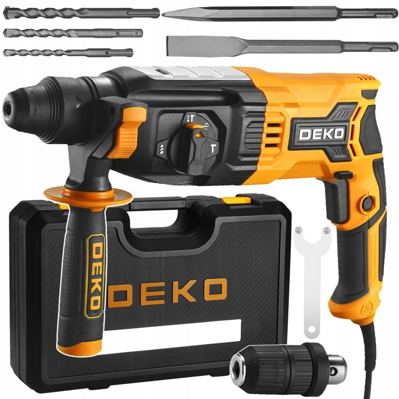 Młotowiertarka DEKO 850W 3.2J SDS Plus 1 kpl.