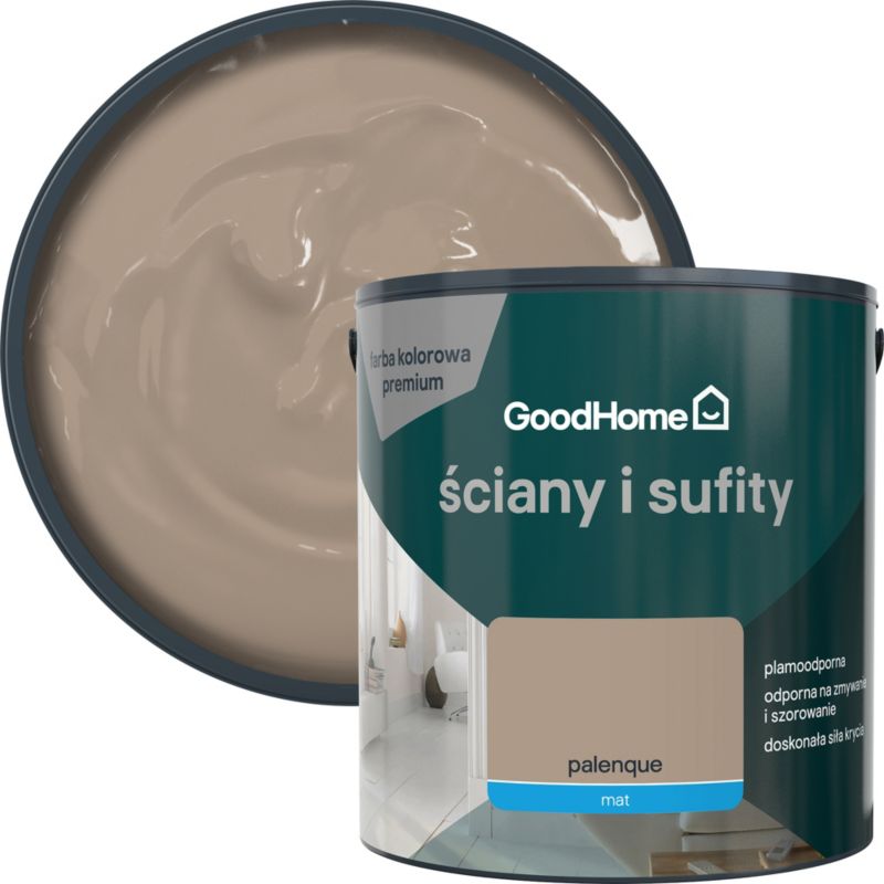Farba plamoodporna GoodHome Ściany i Sufity palenque 2.5 l