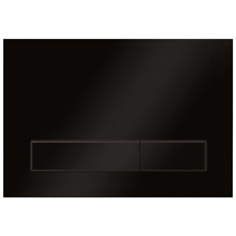 Przycisk spłukujący KK-Pol M08 podwójny czarny matowy 1 szt.