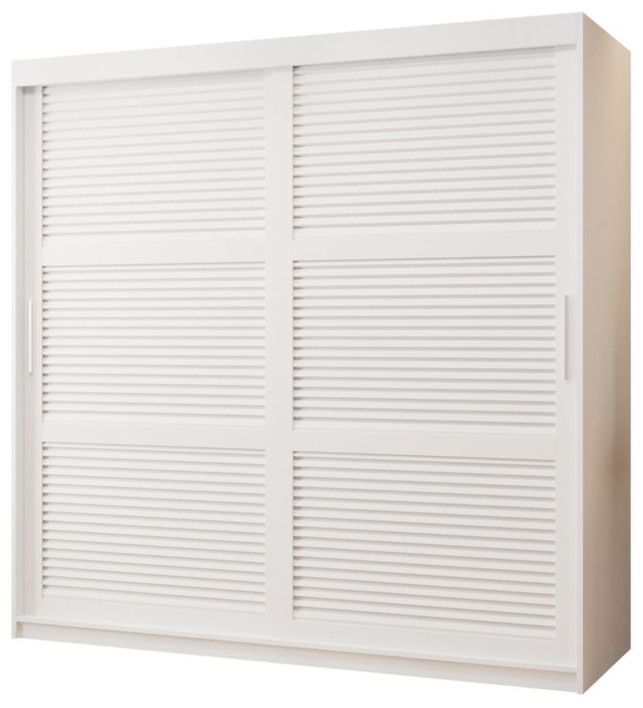 Szafa przesuwna Garderoba Abiks ŻALUZJA 180 biały 1 szt.