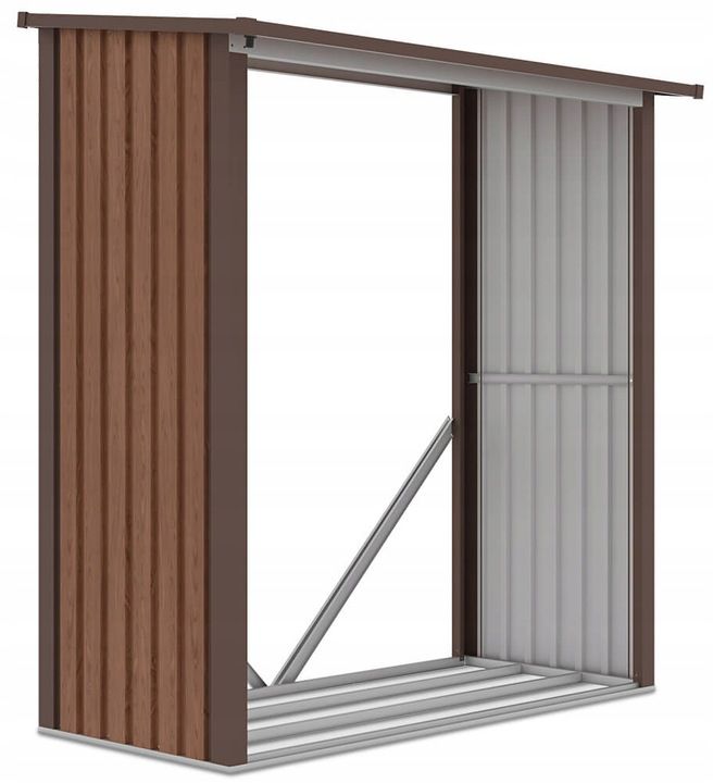 Drewutnia Ogrodowa Hardmaister na Drewno Kominkowe DENVER 190x182cm Metalowa 1 szt