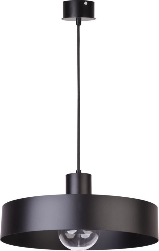 Lampa wisząca Sigma Lighting Rif 3967 czarna dekoracyjna 1xE27 x 15W 1 szt.