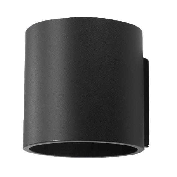 Kinkiet ścienny Sollux Lighting Orbis czarny 1 x G9 x 40W IP20 wym: 10 x 12 x 12 cm - 1 szt.