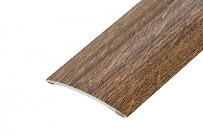 Profil progowy Cezar Dąb Palony 60mm 1m aluminiowy 1 szt.